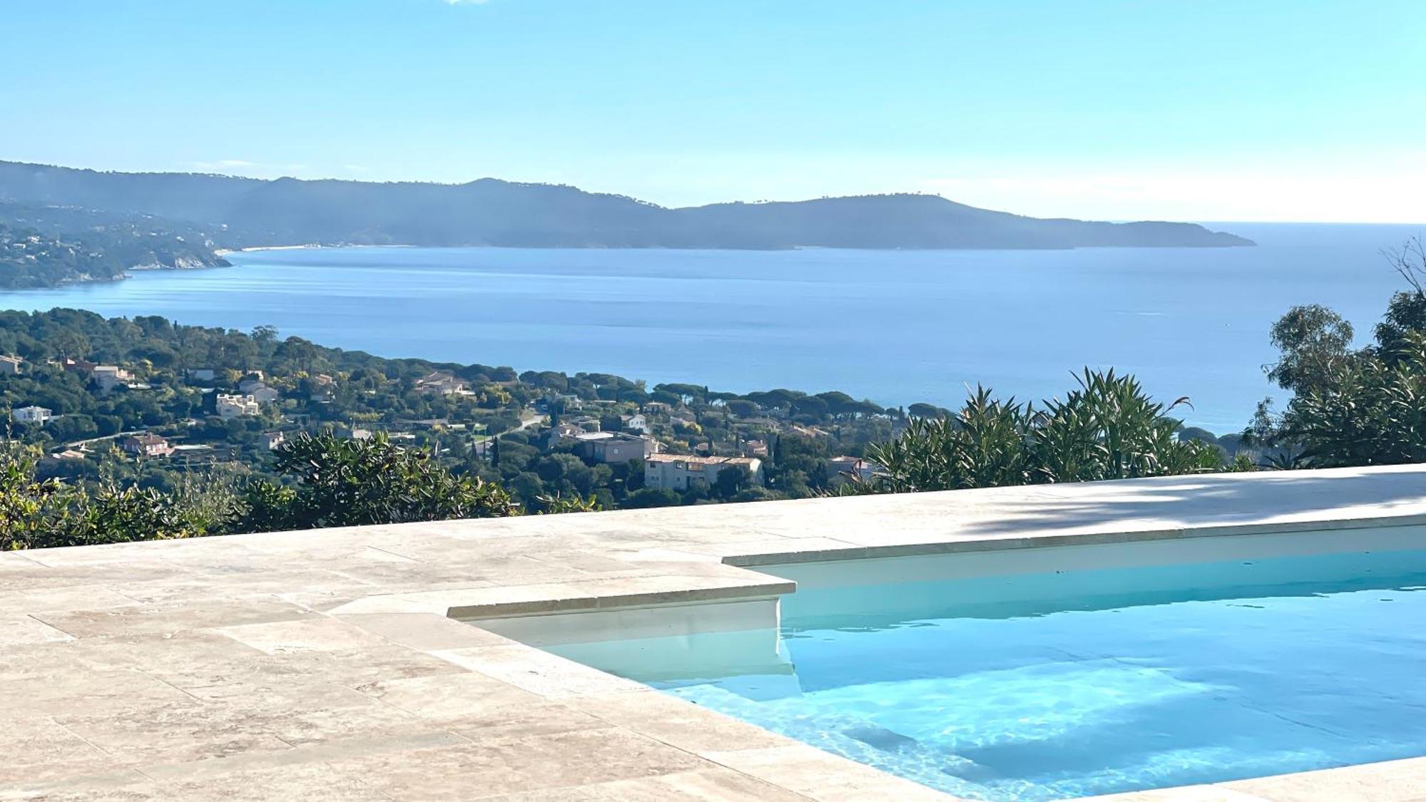 Villa Cacharelle Vue Mer Piscine Cavalaire-sur-Mer Bagian luar foto